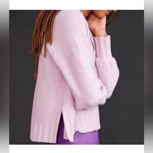 Pilcro Anthropologie lilac v neck Women's Sweater